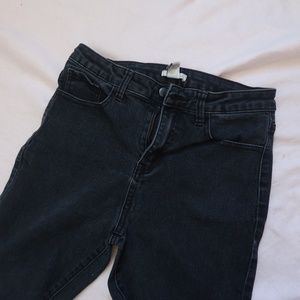 Forever 21 Black / Gray Jeans - Size 28